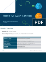 Module 12: WLAN Concepts: Switching, Routing and Wireless Essentials v7.0 (SRWE)