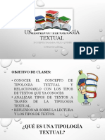 UNIDAD 6 Octavo Año TIPOLOGIAS TEXTUALES