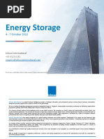 Energy Storage: 4 - 7 October 2022