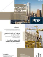 Licencias de Edificación