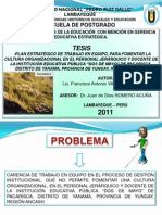 Tesis de Maestría UNPRG - Trabajo en Equipo 2011