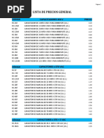 Lista de Precios General: Codigo Capacitadores 450 V Precio