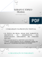 Paragrafo e Topico Frasal