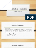 Matemática Financiera Clase 21 Taller