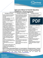 Matriz de Estrategias Control Inhibitorio