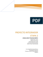 Proyecto Integrador Etapa 2: Análisis Financiero