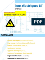 Installations Électriques BT: Principes Et Schémas Schémas 'SLT'' Et 'CEM''