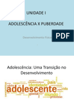 Unidade I Adolescência X Puberdade: Desenvolvimento Físico