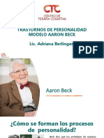 Trastornos de Personalidad Modelo Aaron Beck Lic. Adriana Berlingeri