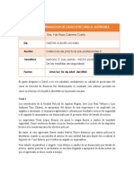 Informe de Formulacion de Casos N°007-2023/U. Autónoma: A: De: Asunto: Temática