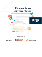 25 Proven Sales Email Templates