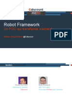 JFTL 2021 Framework D'automatisation de Test Dans Un Mode de Montée À L'échelle Cdiscount