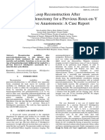 Dual Loop Reconstruction After Pancreaticoduodenectomy For A Previous Roux-En-Y Biliodigestive Anastomosis A Case Report