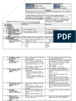 School: Grade Level: Teacher: Learning Area: Teaching Dates and Time: Quarter