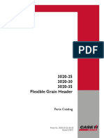 3020-25 3020-30 3020-35 Flexible Grain Header: Parts Catalog