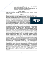 Evaluation of The Risk Factors and Prevalence of Cerebral Malaria in Children Below 10 Years in Kiryandogo General Hospital.