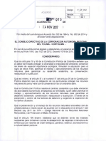 Acuerdo No. DE: "Por Medio De/cual Deroga El Acuerdo No. 003 de 1994 y No. 002 de 2014 y Se Dictan Otras Disposiciones."