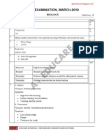 BIOLOGY Answer Key English Medium SSLC March 2019 by A+ Educare