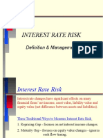 Interest Rate Risk: Definition & Management