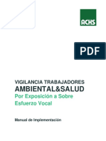 Ambiental&Salud: Por Exposición A Sobre Esfuerzo Vocal