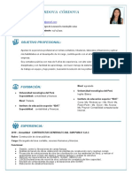 CV en PDF