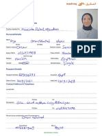 Mashreq - Application Form