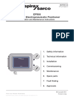 EP500 Standard Electropneumatic Positioner: Installation and Maintenance Instructions