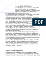 Qué Es El Agua Virtual - Definición: Producto o Generar Un Servicio Concreto