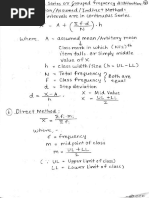 Biostatistics - Mean of Continuous Series