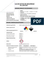 Hoja de Datos de Seguridad: Sección 1: Identificación Del Producto Y Del Proveedor