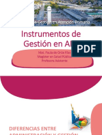 Instrumentos de Gestión en APS