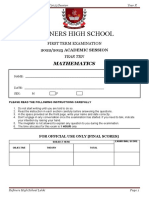 Refiners High School: Mathematics