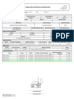 Formulario de Registro de Beneficiario: Nro. Identificación Tributaria 5652446011 Nacional Bolivia