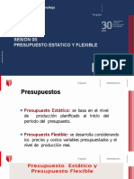 Sesión 05: Presupuesto Estatico Y Flexible: Pregrado