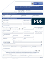 Fecha y Lugar de Diligenciamiento Del Formulario:: Datos Personales Del Solicitante