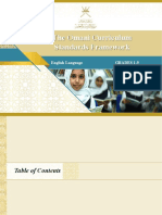 The Omani Curriculum Standards Framework: Grades 1-9 English Language