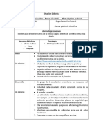 Situación Didáctica Profesora: Damaira González Rios Fecha: 17-1-2023 Nivel: Séptimo Grado VII Campo de Formación