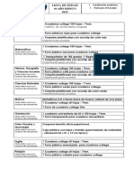 Lista de Utiles Cuarto Basico 2023 Lbmlap