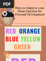 Ways To Improve Your Brain Functions For Perdev