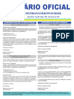 Diário Oficial: Atos Públicos Do Município de Paulínia