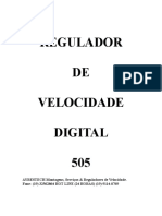 Manual Regulador de Velocidade 505