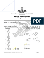 Advanced Organic Chemistry Self-Assignment - Day-2: Corporate Office: Aakash Tower, 8, Pusa Road, New Delhi-110005