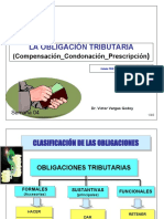 La Obligación Tributaria: (Compensación - Condonación - Prescripción