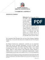 República Dominicana Tribunal Constitucional en Nombre de La República SENTENCIA TC/0493/15 Referencia: Expediente Núm. TC-04