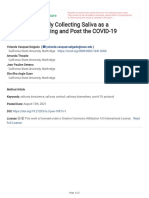 Covid 19 and Salivary Cortisol