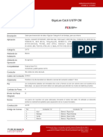 Datasheet Furukawa CAT6 Gigalan-Cat6-Uutp-Cm