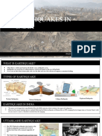 Earthquakes in India