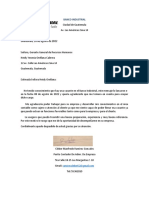 Carta de Solicitud