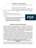 Buceo Bibliográfico - Google Académico: ñO+Universal+De+Aprendizaje) .&BTNG