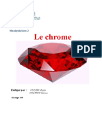 Le Chrome: Manipulation 2